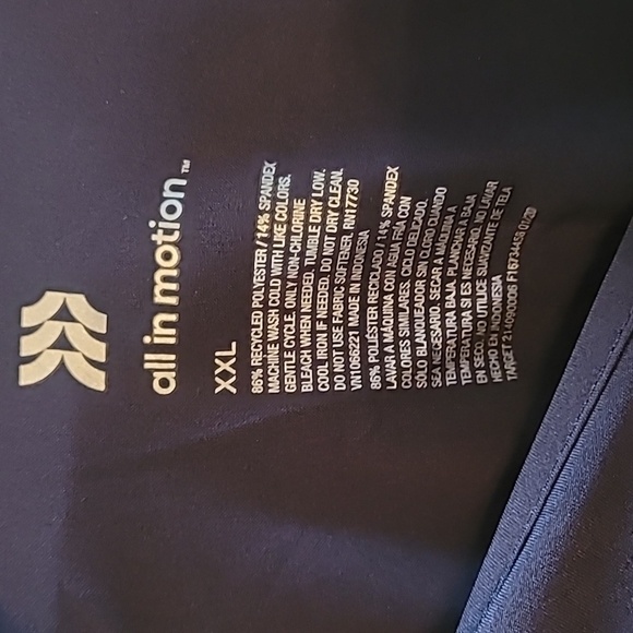 NWT All in Motion Lightweight Black Tank Dress with Hidden Zipper Pocket - XXL - Picture 4 of 7